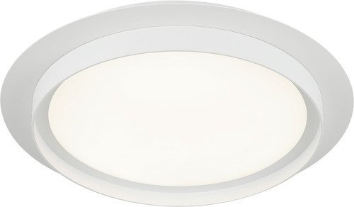 Matteo X20216MW Iris Modern Matte White LED 16" Ceiling Lighting Fixture