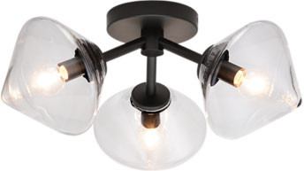 Matteo X81743BKCL Novo Modern Black Ceiling Light Fixture
