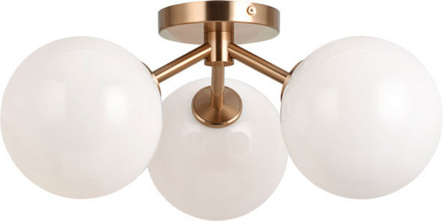 Matteo X81703AGOP Novo Contemporary Aged Gold Brass Overhead Lighting