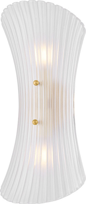 Mitzi H1060102-AGB Esmae Modern Aged Brass Wall Mounted Lamp