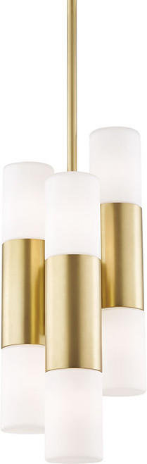 Mitzi H196706-AGB Lola Modern Aged Brass LED Mini Drop Lighting