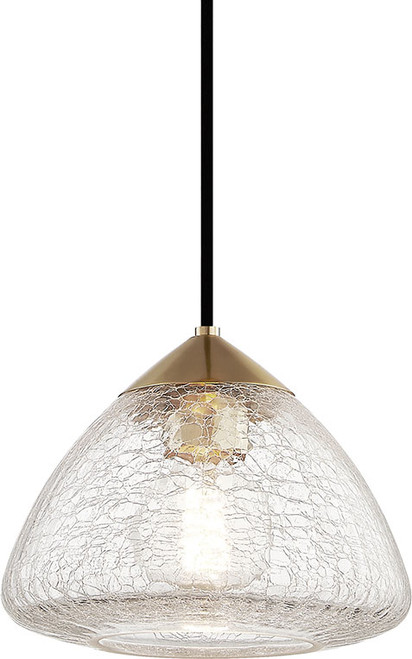Mitzi H216701S-AGB Maya Contemporary Aged Brass Mini Pendant Lighting