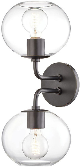 Mitzi H270102-OB Margot Contemporary Old Bronze Light Sconce
