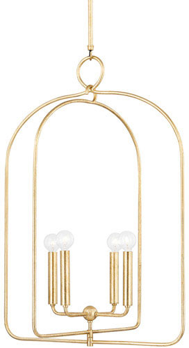 Mitzi H512701L-GL Mallory Modern Gold Leaf 23" Foyer Light Fixture