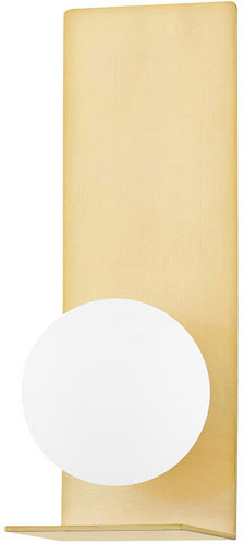 Mitzi H533101-AGB Lani Contemporary Aged Brass LED Lamp Sconce