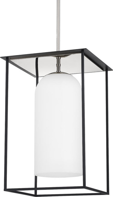 Mitzi H644701L-PN/TBK Teres Contemporary Polished Nickel 23" Entryway Light Fixture