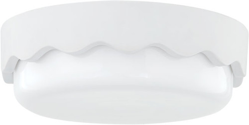 Mitzi H656503-CMW Wave Contemporary Ceramic Matte White Ceiling Light