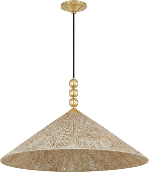 Mitzi H682701L-AGB Song Contemporary Aged Brass Drop Lighting