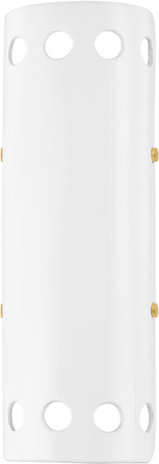 Mitzi H705102-AGB/CGW Jean Contemporary Aged Brass 2-Light Wall Lighting