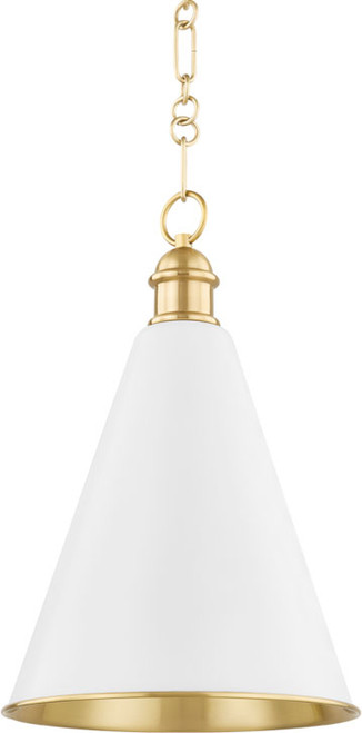 Mitzi H761701A-AGB/SWH Fenimore Modern Aged Brass Drop Lighting