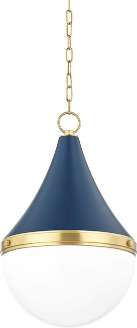Mitzi H787701L-AGB/SNY Ciara Contemporary Aged Brass Hanging Lamp