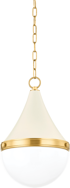 Mitzi H787701S-AGB/SCR Ciara Modern Aged Brass Mini Drop Lighting Fixture