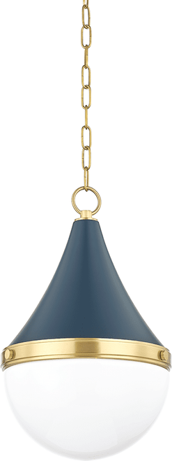 Mitzi H787701S-AGB/SNY Ciara Modern Aged Brass Mini Pendant Lamp