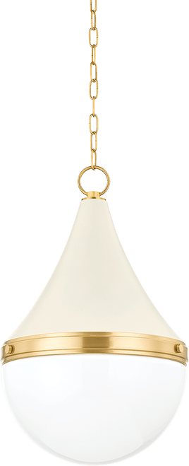 Mitzi H787701L-AGB/SCR Ciara Modern Aged Brass Pendant Lighting Fixture