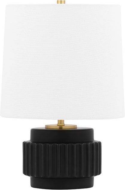 Mitzi HL452201-MB Kalani Modern Matte Black Accent Table Top Lamp
