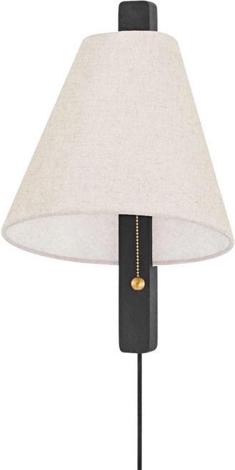 Mitzi HL636201-AGB/WCA Ellen Contemporary Aged Brass Light Sconce