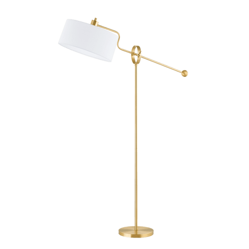 Mitzi HL744401-AGB Libby Aged Brass Floor Lamp Lighting