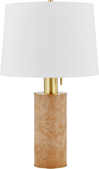 Mitzi HL853201-AGB CLARISSA Contemporary Aged Brass Lighting Table Lamp