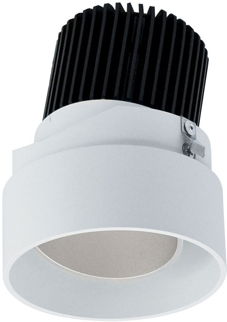 Nora NIO-2RTLAXHZMPW Iolite Contemporary Haze Adjustable / Matte Powder White Reflector LED 2" Round Trimless Adjustable Recessed Lighting Insert