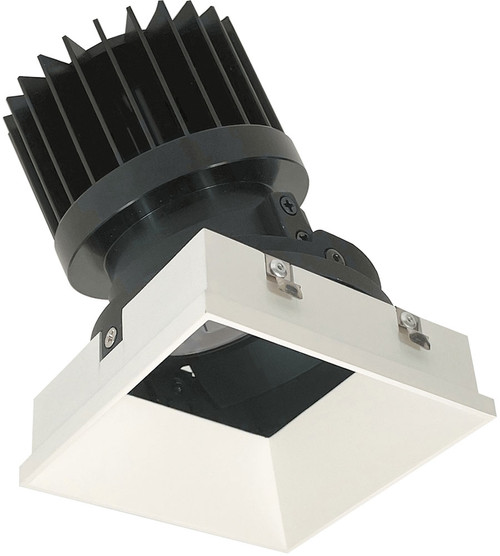 Nora NIO-4PSTLAXWW/HL Iolite Modern White LED 4" Square Trimless Adjustable Recessed Light Insert