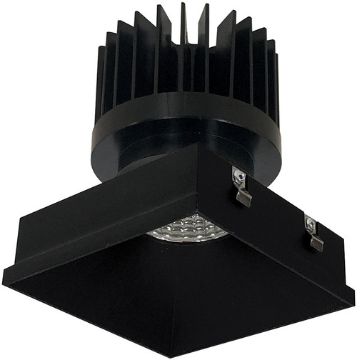 Nora NIO-4PSTLNDCXBB/HL Iolite Modern Black LED 4" Square Trimless Downlight Recessed Light Insert