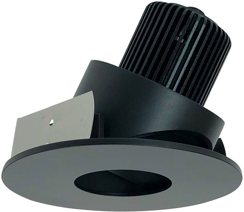 Nora NIO-4RPHAXBB Iolite Contemporary Black LED 4" Round Adjustable Pinhole Down Lighting Insert