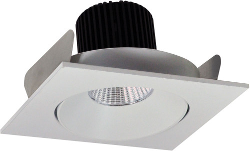 Nora NIO-4SCXWW Iolite Modern White LED 4" Square Adjustable Cone Reflector Recessed Lighting Insert