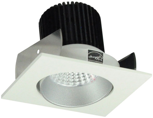 Nora NIOB-2SCXHW Iolite Modern Haze Reflector / White Flange LED 2" Square Adjustable Cone Reflector Down Lighting Insert