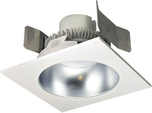 Nora NLCBC2-553DW Cobalt Diffused Clear / White LED 5" Click LED Retrofit Square Reflector w/ Round Aperture