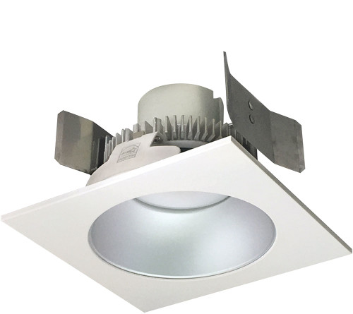 Nora NLCBC2-553HZW Cobalt Diffused Clear / White LED 5" Click LED Retrofit Square Reflector w/ Round Aperture