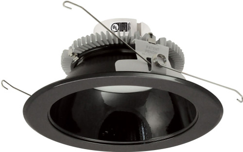 Nora NLCBC2-651TWBB/10 Cobalt Modern Black LED 6" Click Round Retrofit Reflector Recessed Light Insert
