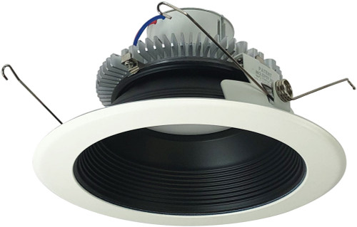 Nora NLCBC2-652BW Cobalt Black / White LED 6" Click LED Retrofit Round Open Baffle