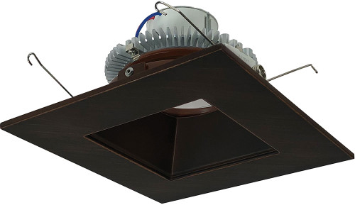 Nora NLCBC2-656BZBZ Cobalt Bronze LED 6" Click LED Retrofit Square Reflector w/ Square Aperture