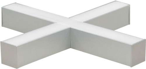 Nora NLIN-X Modern L-Line LED Linear Direct Flush Lighting / Hanging Light