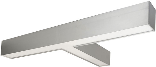 Nora NLUD-T334A L-Line Indirect / Direct Modern Aluminum LED Hanging Pendant Light / Bathroom Sconce