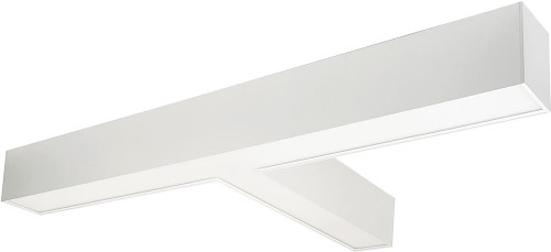 Nora NLUD-T334W L-Line Indirect / Direct Modern White LED Drop Ceiling Light Fixture / Vanity Light Fixture