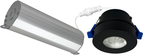 Nora NMW-2B Wave Modern Black LED 2 Inch Surface Mount Recessed Light Insert