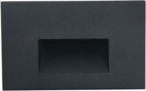 Nora NSW-740/30B Ari Contemporary Black LED Exterior Step Lighting