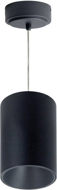 Nora NYLM-5C-BBLE4 iLENE Contemporary Black LED Mini Cylinder Pendant Light