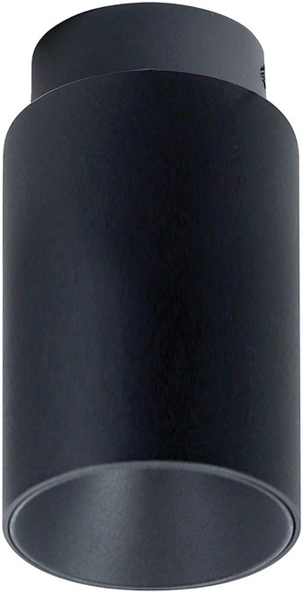Nora NYLM-5SC-BBLE4 iLENE Modern Black LED Cylinder Flush Ceiling Light Fixture