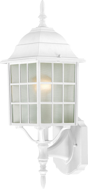 Nuvo 60-3477 Adams White Exterior Wall Mounted Lamp