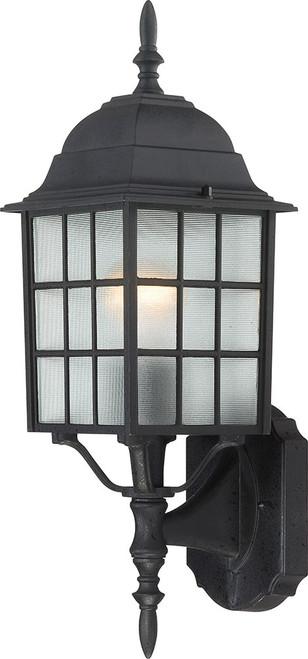 Nuvo 60-3479 Adams Textured Black Exterior Wall Lighting Fixture