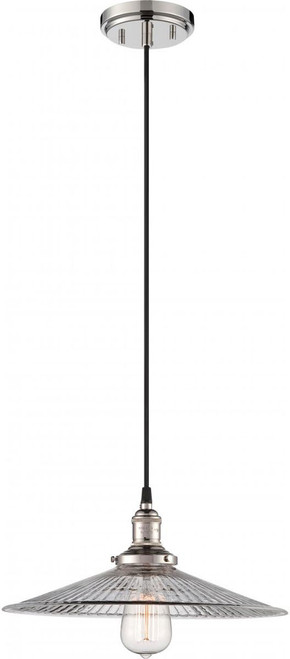 Nuvo 60/5416 Vintage Contemporary Polished Nickel Pendant Light