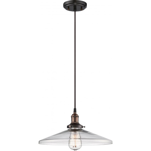 Nuvo 60/5508 Vintage Modern Rustic Bronze Hanging Pendant Lighting