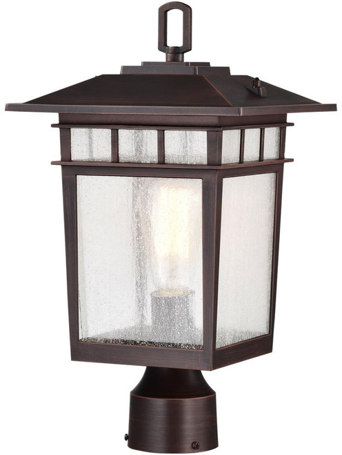 Nuvo 60/5952 Cove Neck Rustic Bronze Exterior Post Light Fixture