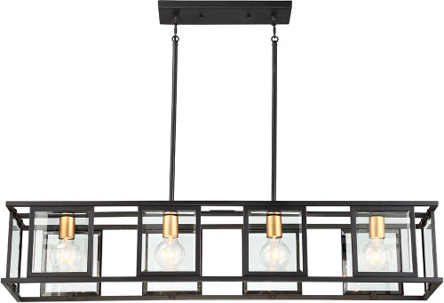 Nuvo 60-6417 Payne Contemporary Midnight Bronze Island Lighting