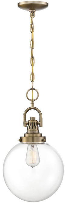 Nuvo 60/6671 Skyloft Contemporary Burnished Brass Mini Ceiling Light Pendant