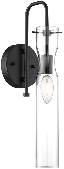 Nuvo 60-6875 Spyglass Contemporary Black Lamp Sconce
