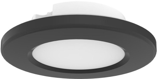 Nuvo 62/1584 Edge Lit Modern Black LED Flush Mount Lighting