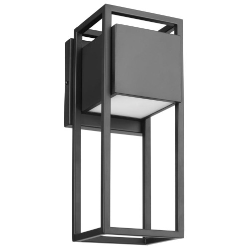 Nuvo 62/1654 Supreme Contemporary Matte Black LED Outdoor 5.5" Wall Lighting Sconce